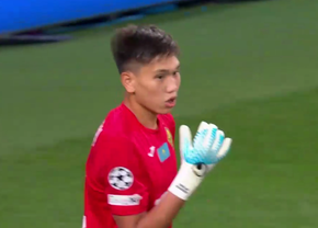 Surpriza Kairat a debutat în Liga Campionilor cu un portar de 18 ani. A apărat un penalty, apoi a venit urgia