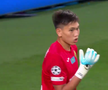 Serkhan Kalmyrza (18 ani), tânărul portar al celui de la Kairat Almaty a apărat un penalty în meciul cu Sporting Lisabona, primul din Liga Campionilor pentru echipa din Kazahstan.