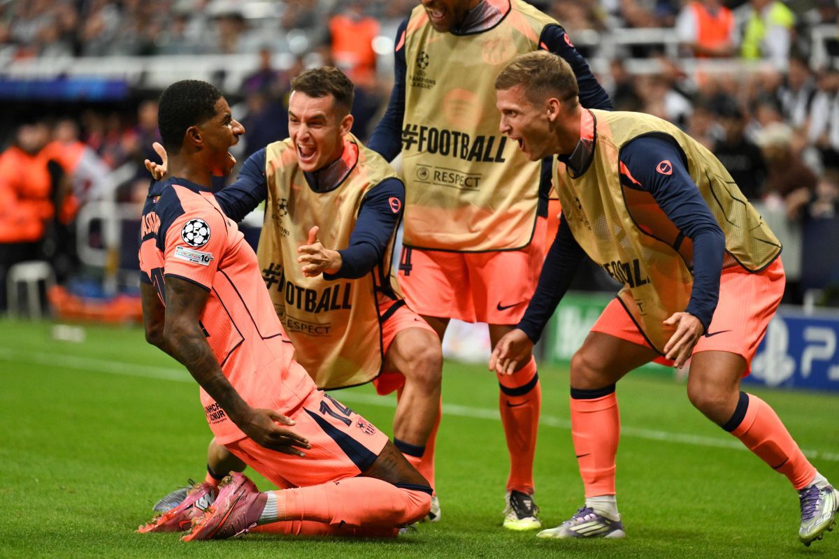 Newcastle a rezistat doar o repriză cu Barcelona. Apoi Rashford a dovedit că își merită tricoul