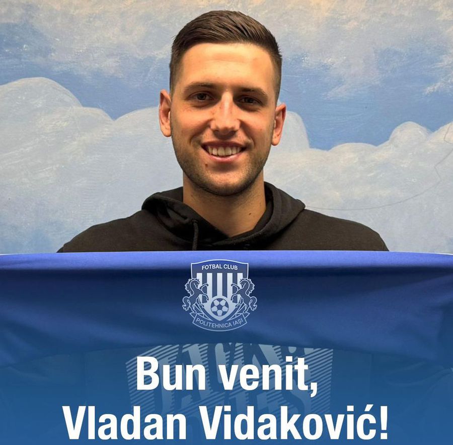 Vladan Vidakovic, mijlocaș cu peste 125 de meciuri în prima ligă din Serbia, a semnat în Liga 2