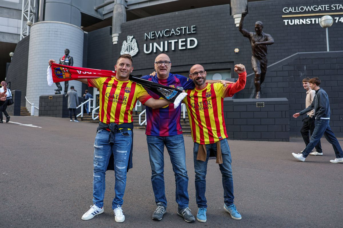 Newcastle - Barcelona, imagini înainte de partidă