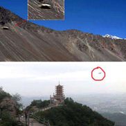 La Kongka Pass, în apropierea graniței dintre China și India, autoritățile au observat de mai multe ori obiecte zburătoare neindentificate. Oficialii armatei au afirmat că acestea nu sunt nici drone, nici sateliți, iar experții nu au reușit să le identifice. // Foto: UFO Blogger