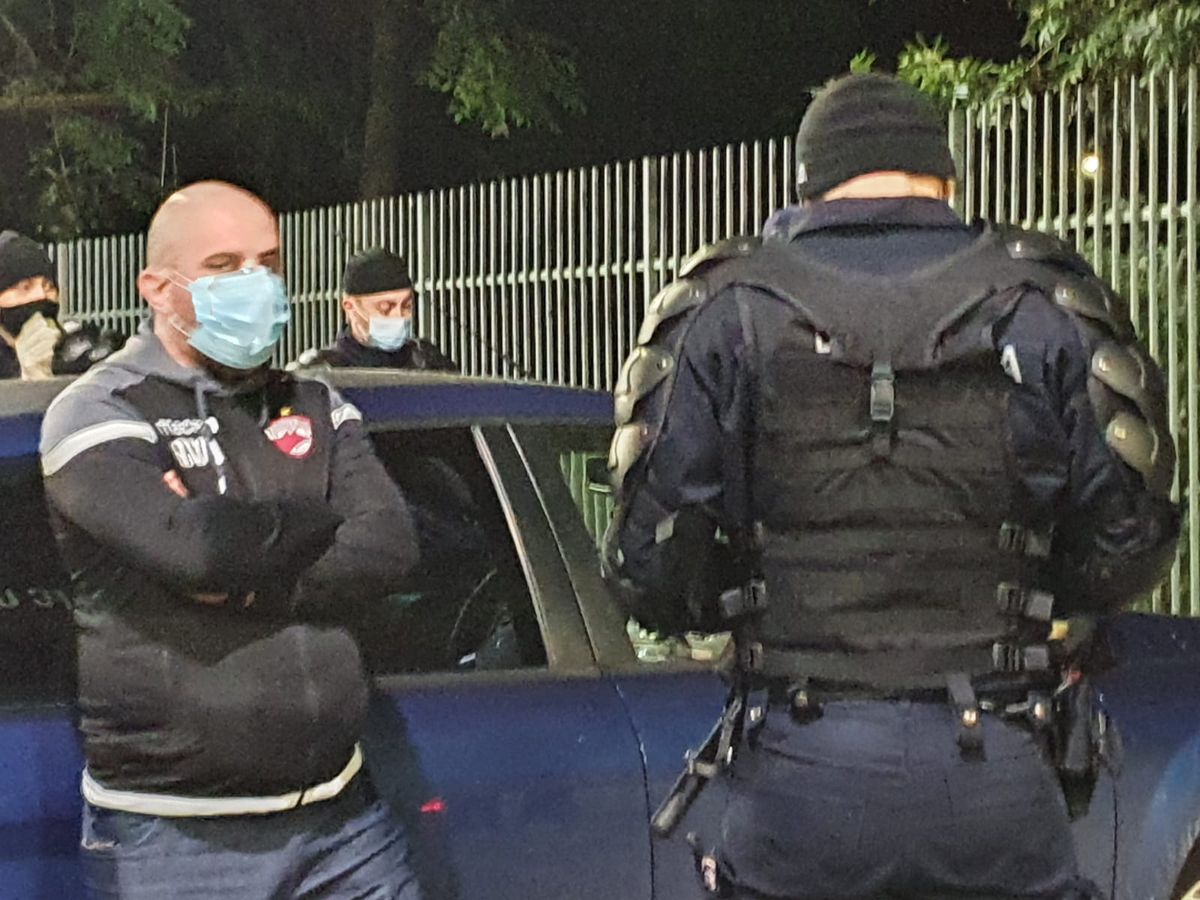 Fanii lui Dinamo, înaintea partidei cu Craiova