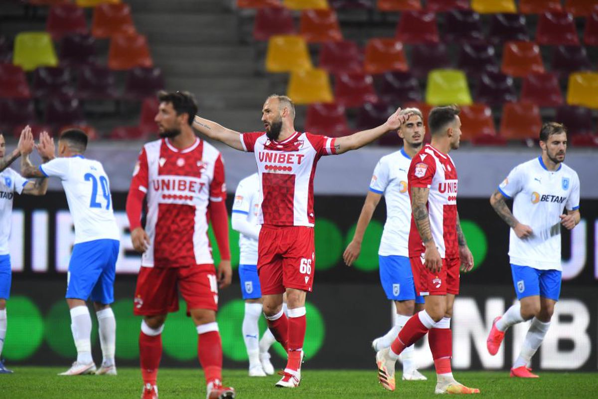 DINAMO - CRAIOVA 0-1. Cosmin Contra a cedat la finalul partidei și acuză o coaliție împotriva echipei sale: „Dinamo nu e dorită în play-off!”