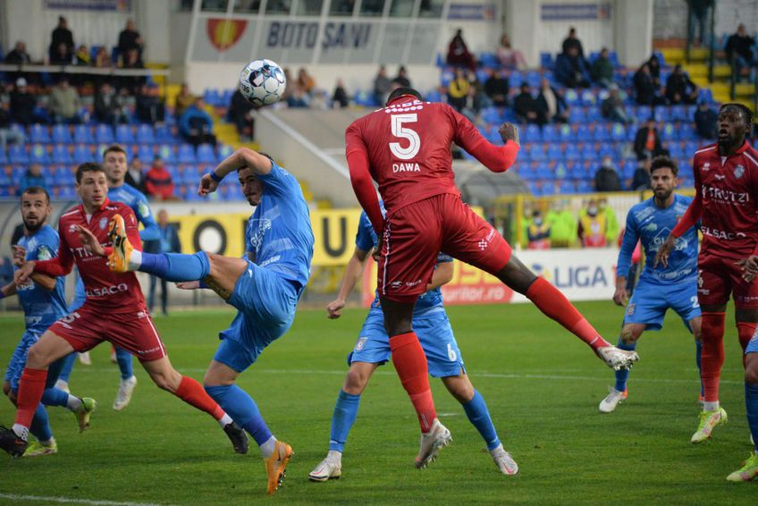 FC Botoșani și Chindia Târgoviște au remizat, scor 0-0, în penultimul meci al etapei #12 din Liga 1