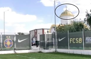 Gigi Becali dezvăluie cât a costat acoperișul bisericii din baza sportivă a FCSB-ului: „E din aur!”