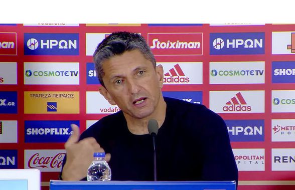 Răzvan Lucescu s-a enervat și a plecat din conferință, după 2-1 cu Olympiakos: „Ar trebui să vă fie rușine. Treziți-vă, băieți, vă rog!”