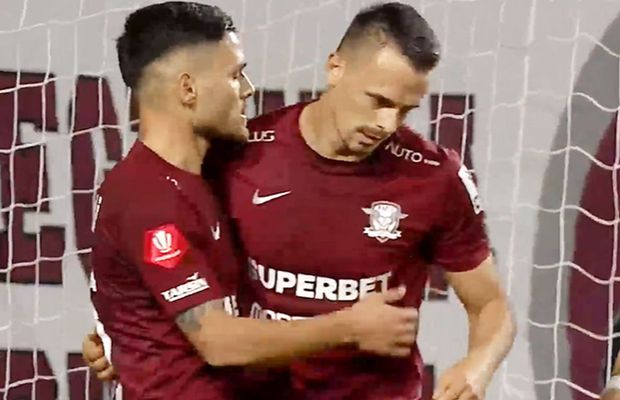 CSC Dumbrăvița - Rapid 1-4 » Trupa lui Adi Mutu, victorioasă în „deplasarea” cu divizionara secundă din Timiș