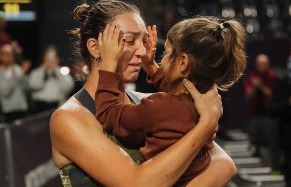 Imagini emoționante la Transylvania Open, a izbucnit în plâns cu fiica în brațe: „Viața mea înseamnă mai mult decât un meci de tenis”