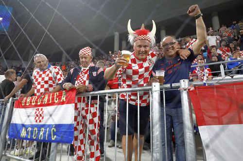 Opt suporteri croați, interziși pe stadioane un an. Foto: Imago Images