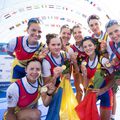 Componentele echipajului de 8 plus 1 rame, medaliate cu aur mondial pentru al doilea an la rând FOTO Raed Krishan