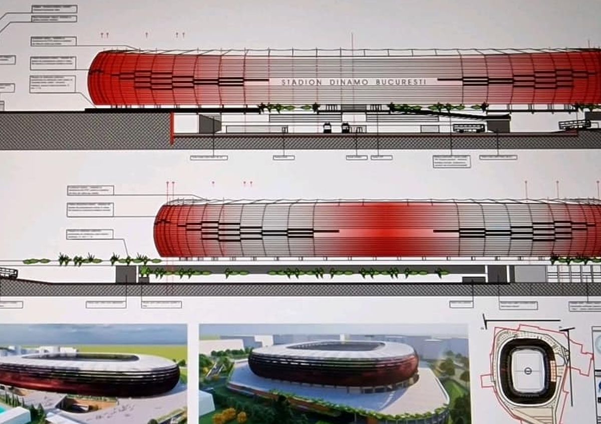 Dinamo în era machetelor! Ultimele fotografii publicate cu macheta viitorului stadion al „câinilor”