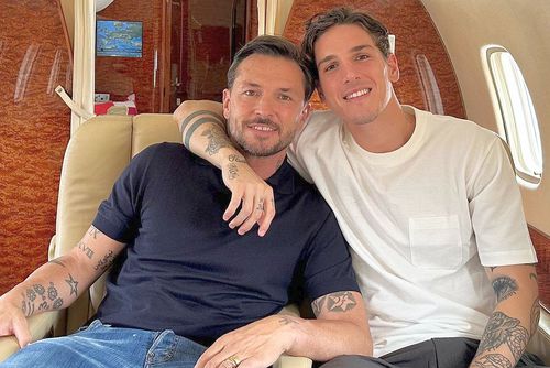 Nicolo Zaniolo și tatăl său, Igor. Foto: Instagram