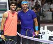 Carlos Alcaraz și Rafael Nadal, la Six Kings Slam / Sursă foto: Imago Images