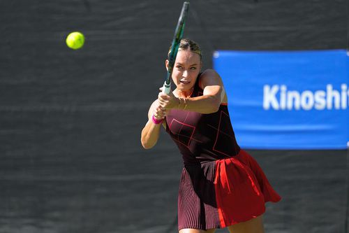 Ana Bogdan, eliminată de Suzan Lamens, în sferturile de finală ale turneului de la Osaka. Foto: Imago Images