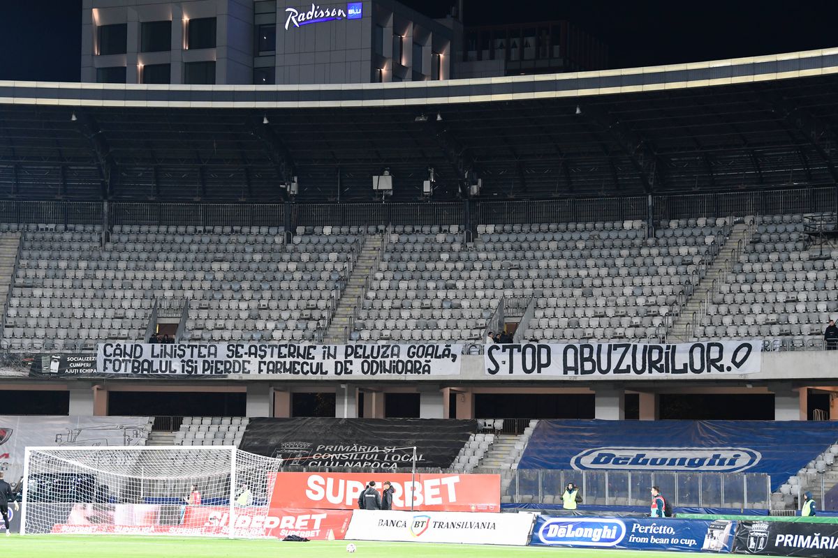 U Cluj - Oțelul Galați, imagini din meci / 18.10.2024