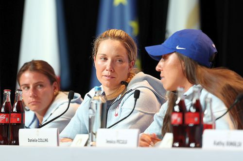 Danielle Collins, în centru // foto: Guliver/gettyimages