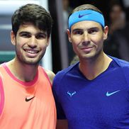 Carlos Alcaraz și Rafael Nadal, la Six Kings Slam / Sursă foto: Guliver/Getty Images