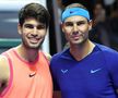 Carlos Alcaraz și Rafael Nadal, la Six Kings Slam / Sursă foto: Guliver/Getty Images