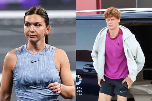 Simona Halep și Jannik Sinner. Foto: Imago Images