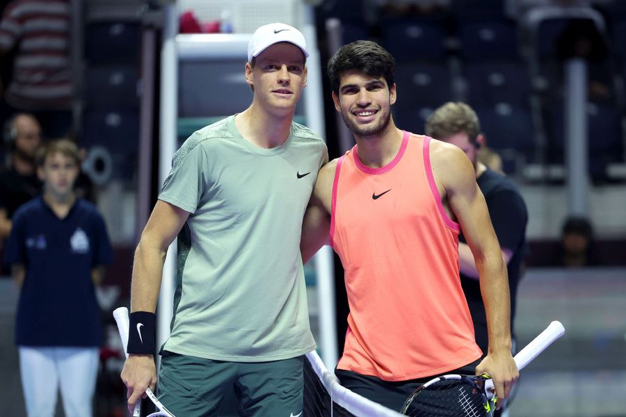 Jannik Sinner și Carlos Alcaraz/Foto: Getty Images Novak Djokovic a ales cele mai bune meciuri din cariera sa: „Nivelul a fost foarte ridicat”