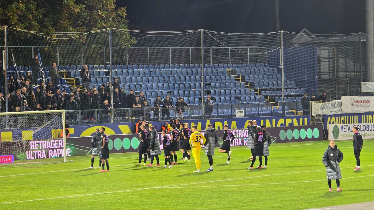 Metaloglobus - FCSB 2-1, imagini de final