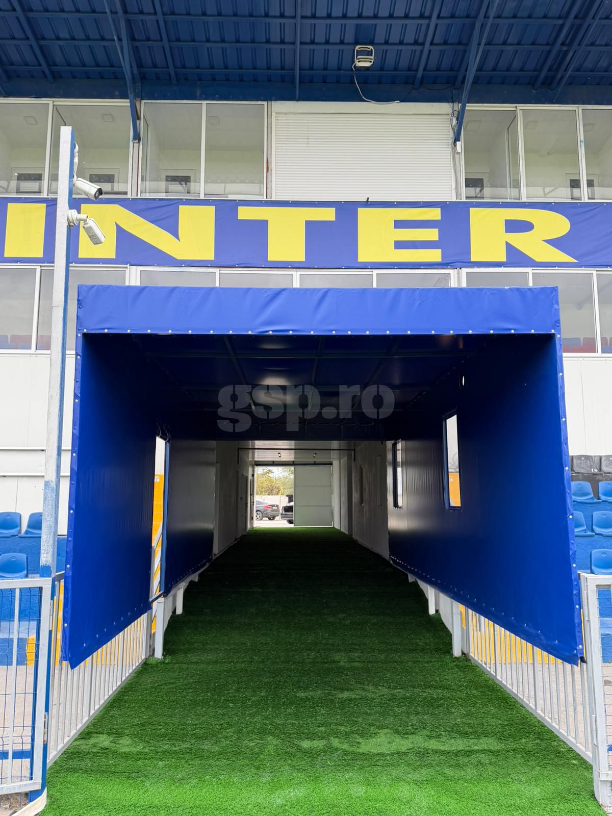 Stadionul din Clinceni după renovare