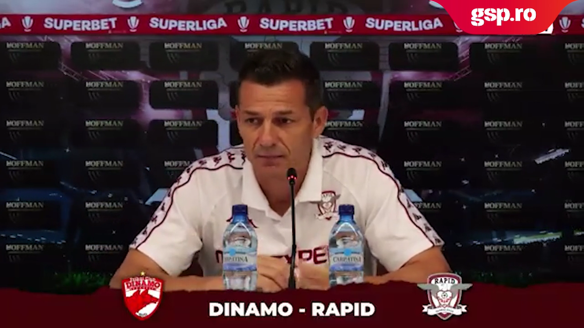 Costel Gâlcă, în lacrimi la conferința de presă