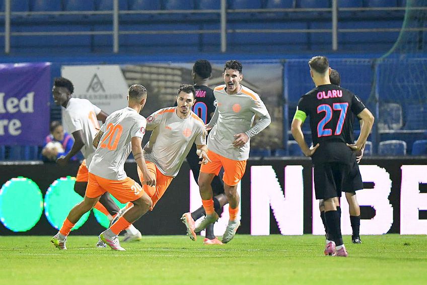 Huiban a înscris din penalty contra FCSB-ului