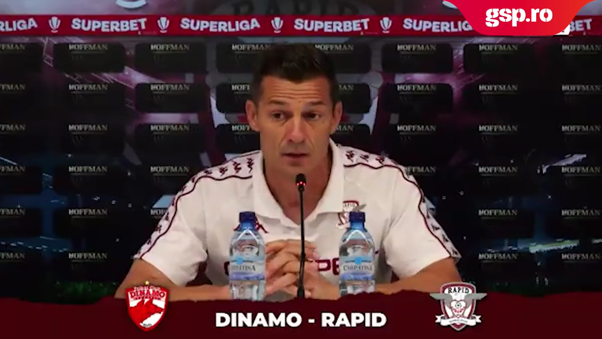 Costel Gâlcă, în lacrimi la conferința de presă