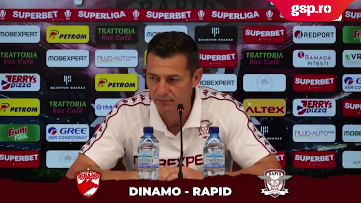 Costel Gâlcă, în lacrimi la conferința de presă