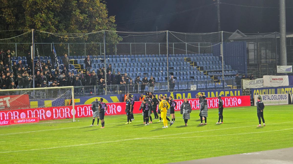 Scandal la finalul meciului dintre Metaloglobus și FCSB! Reporterii GSP au surprins toate imaginile