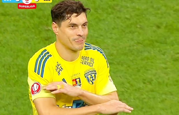 Marius Antoche, eliminat în Craiova - Slobozia: „Arbitrul a spus că a fost o lovitură involuntară. Nu știu ce s-a întâmplat apoi”