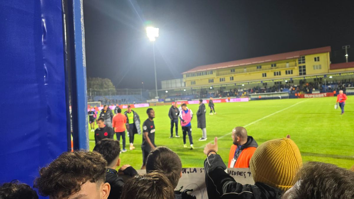 Scandal la finalul meciului dintre Metaloglobus și FCSB! Reporterii GSP au surprins toate imaginile