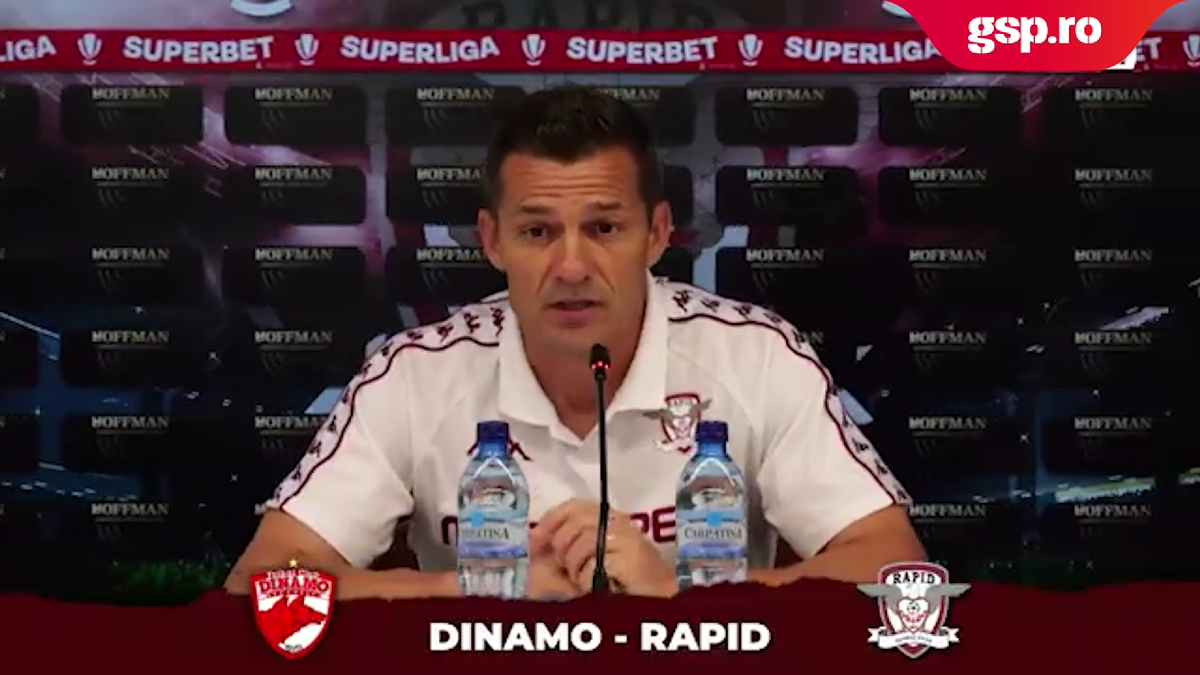 Costel Gâlcă, în lacrimi la conferința de presă