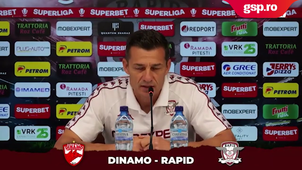 Costel Gâlcă, în lacrimi la conferința de presă