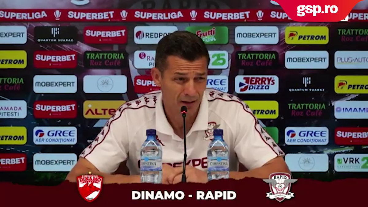 Costel Gâlcă, în lacrimi la conferința de presă