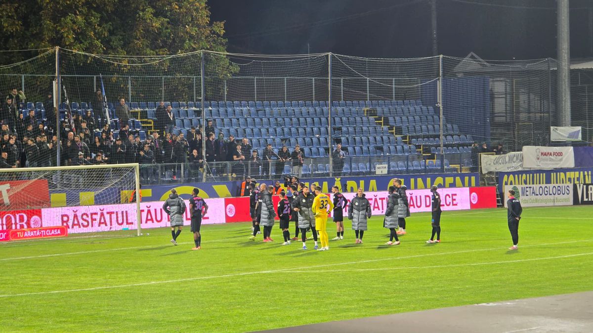 Scandal la finalul meciului dintre Metaloglobus și FCSB! Reporterii GSP au surprins toate imaginile