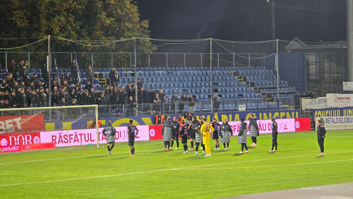 Scandal la finalul meciului dintre Metaloglobus și FCSB! Reporterii GSP au surprins toate imaginile