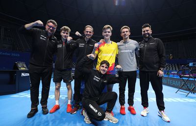 Echipa masculină a României luptă și ea pentru aur la Campionatul European de tenis de masă » Victorie cu 3-0 în fața Sloveniei