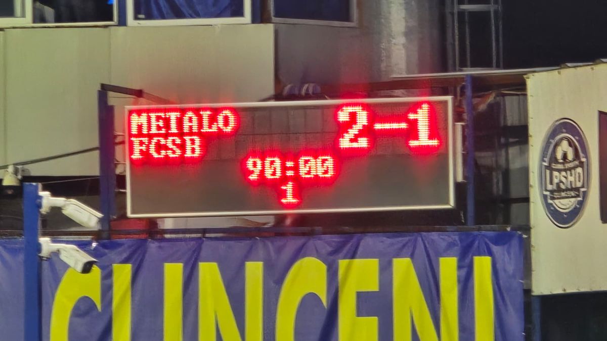 Metaloglobus - FCSB 2-1, imagini de final