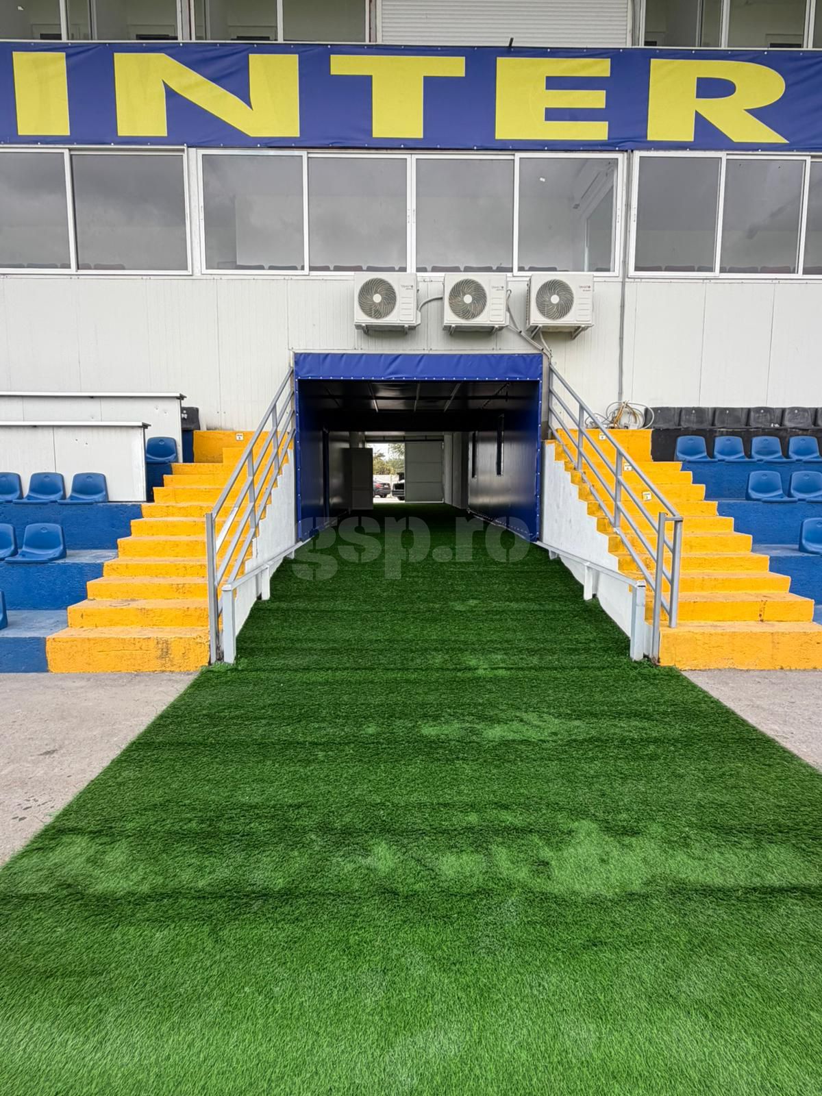Stadionul din Clinceni după renovare