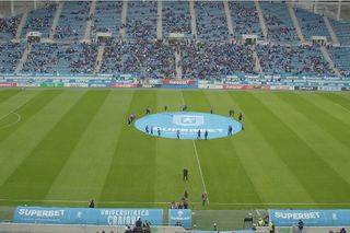 Scandări reprobabile la adresa lui Mircea Lucescu în timpul meciului Universitatea Craiova - Unirea Slobozia