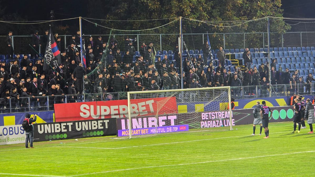 Scandal la finalul meciului dintre Metaloglobus și FCSB! Reporterii GSP au surprins toate imaginile