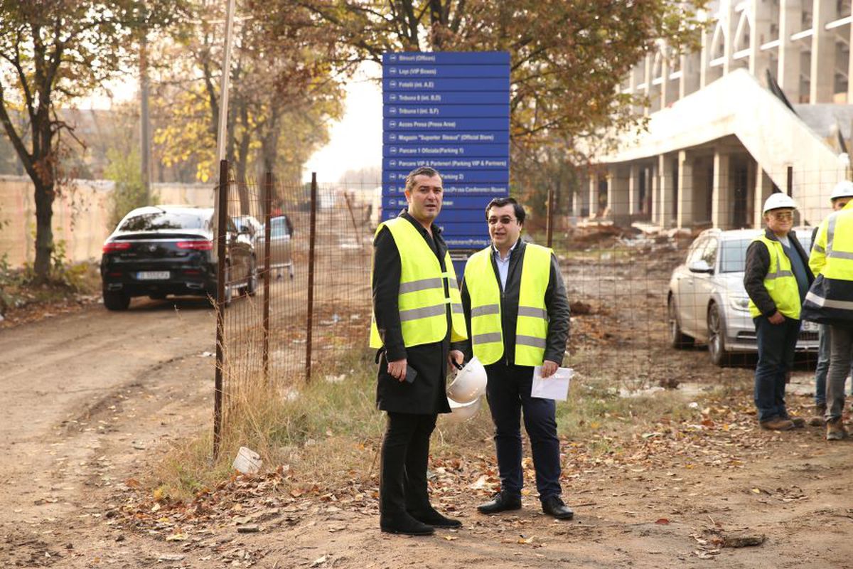 FOTO + VIDEO Ludovic Orban, în inspecție la stadioanele pentru Euro 2020: „S-a bătut pasul pe loc! S-au pierdut ani buni degeaba”