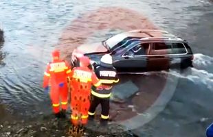 VIDEO FABULOS! Cum au ajuns un bărbat și o femeie într-un Touareg din Câmpulung Muscel să blocheze activitatea unei hidrocentrale