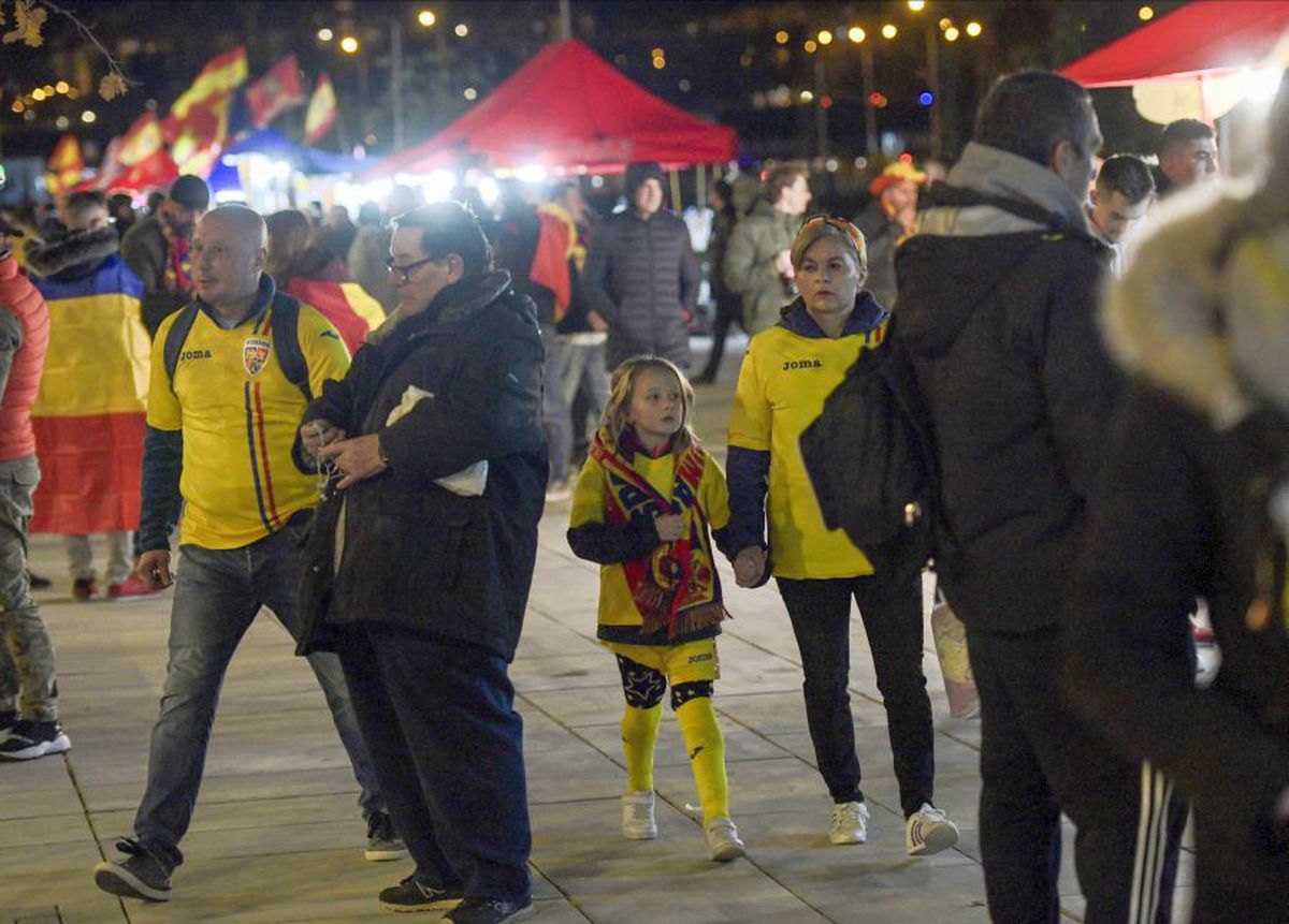 SPANIA - ROMÂNIA // FOTO Atmosferă senzațională creată de cei 12.000 de români din tribune