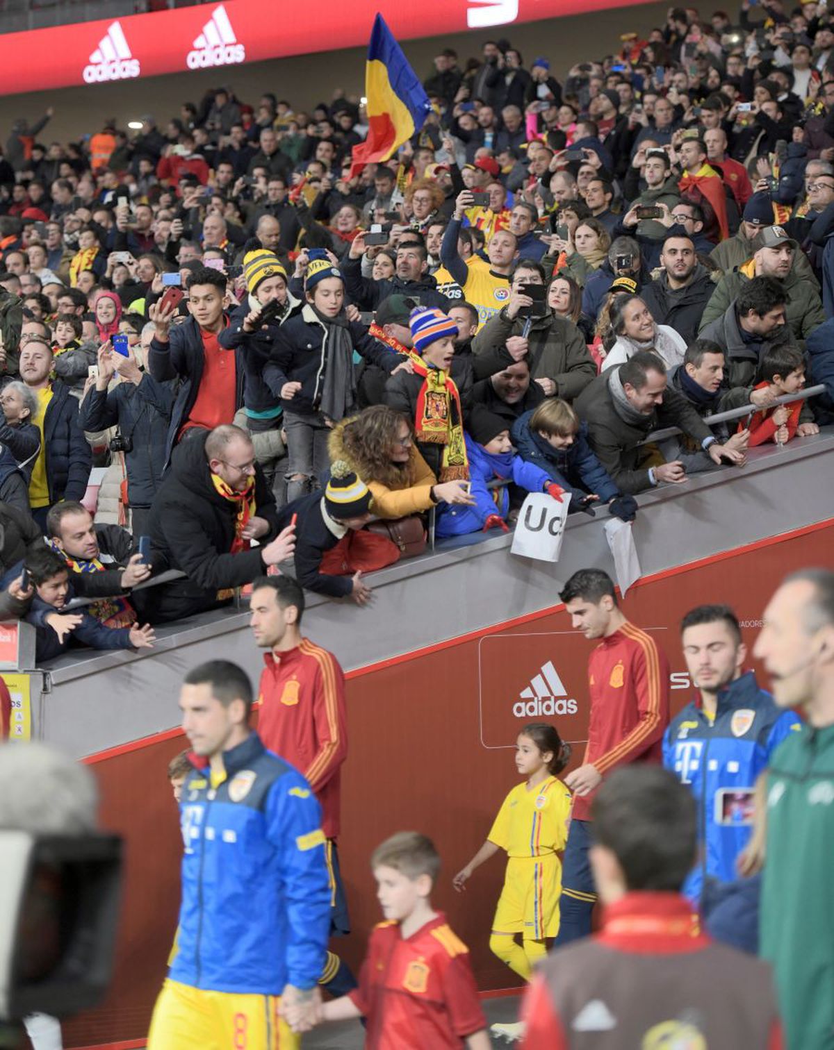 SPANIA - ROMÂNIA // FOTO Atmosferă senzațională creată de cei 12.000 de români din tribune