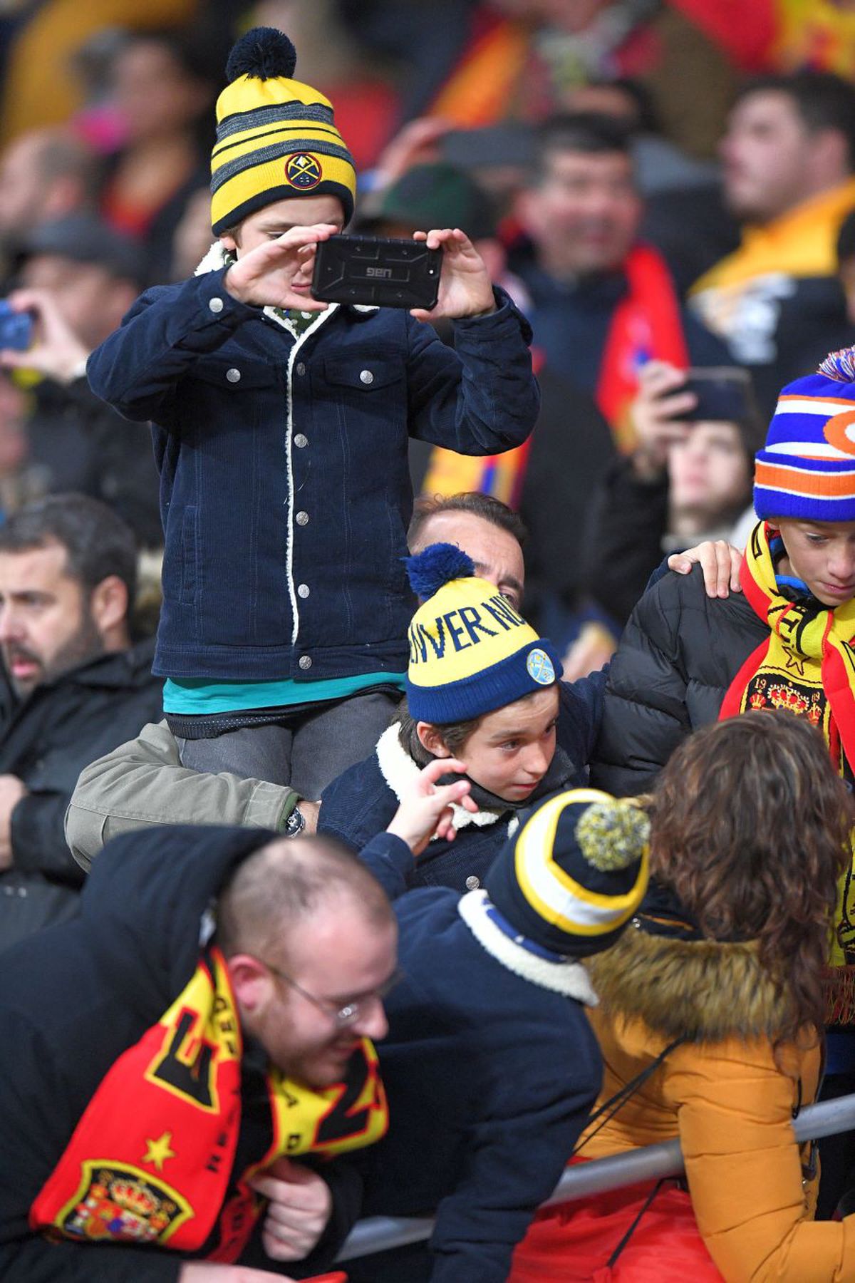 SPANIA - ROMÂNIA // FOTO Atmosferă senzațională creată de cei 12.000 de români din tribune