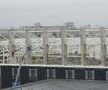 FOTO EXCLUSIV. Cum arată stadionul Giulești la final de 2020: structura acoperișului e aproape finalizată